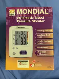 Mondial by McKesson Automatic Blood Pressure Monitor - New