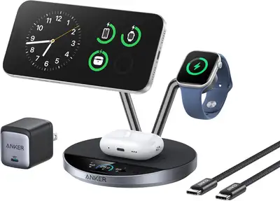 Anker Prime 3-in-1 Wireless Charger – MagGo / AirCool, View more