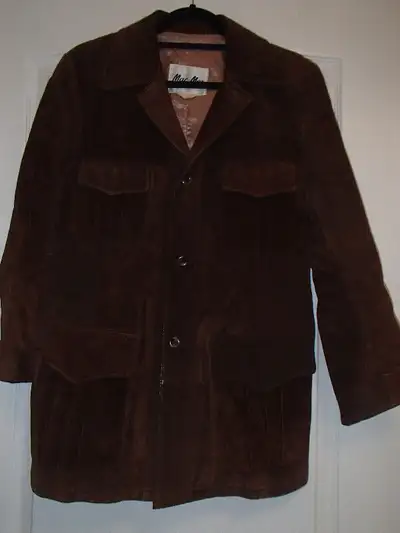 Men's Vintage Suede Jacket, View more