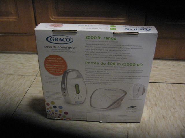 New Graco Vibe A5857 Digital Baby Monitor Charging Dock with Ada in Gates, Monitors & Safety in Ottawa - Image 4