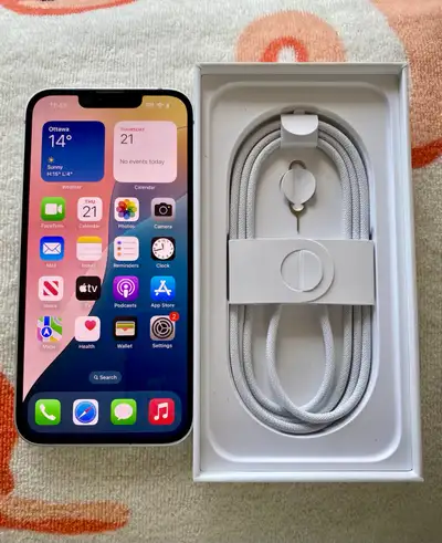128GB of storage, unlocked and ready for any carrier. It's in excellent condition. Includes the orig...
