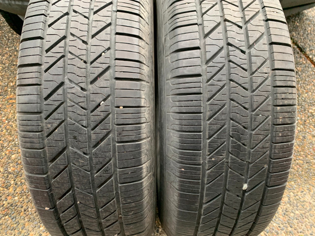 Pair of 225/70/15 M+S 100T Hankook Optimo H725 with 70% tread in Tires & Rims in Delta/Surrey/Langley - Image 2