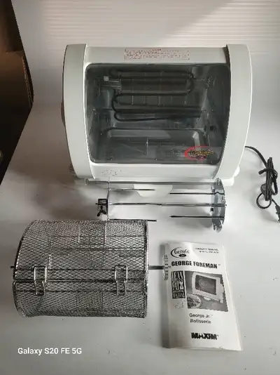 George Foreman JR Rotisserie Cooker - New No Box , View more
