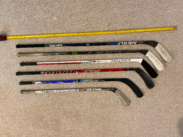 Hockey sticks - Right hand - $5 each in Hockey in Thunder Bay