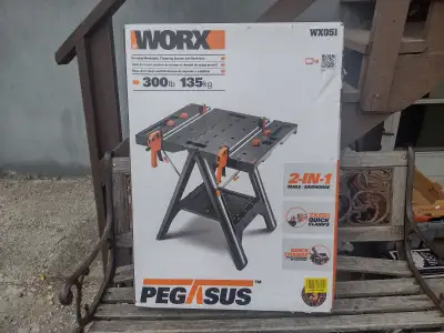 New in Box Pegasus Work Table, View more