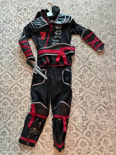 Ninja costume kids size 8- $10. Greenwood and Danforth., View more