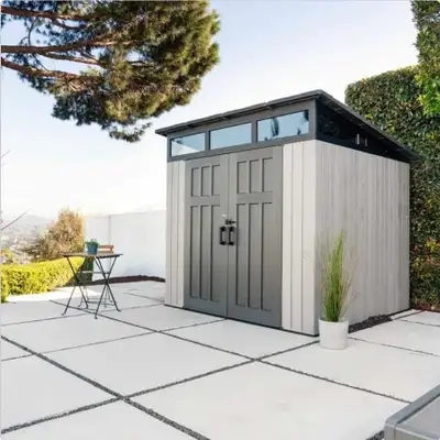 Lifetime 8.3 Ft. x 8.3 Ft. Modern Outdoor Storage Shed Regular $2299.99 Now $1600.00 The Compact Mod...