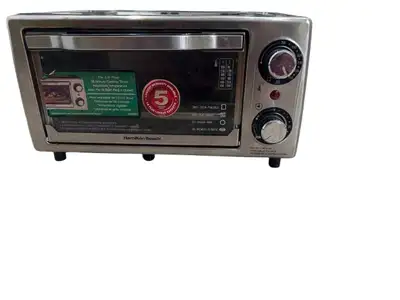 Hamilton Beach 4‑Slice Toaster Oven – Model 31137C, View more