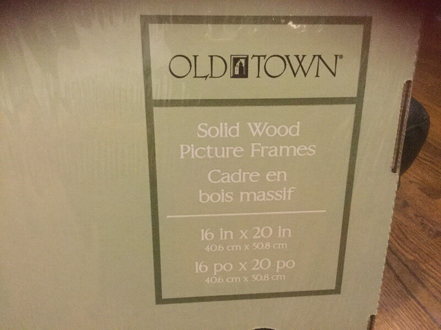 New solid wood picture framed 16 x 20 old Town in Home Décor & Accents in Markham / York Region - Image 2