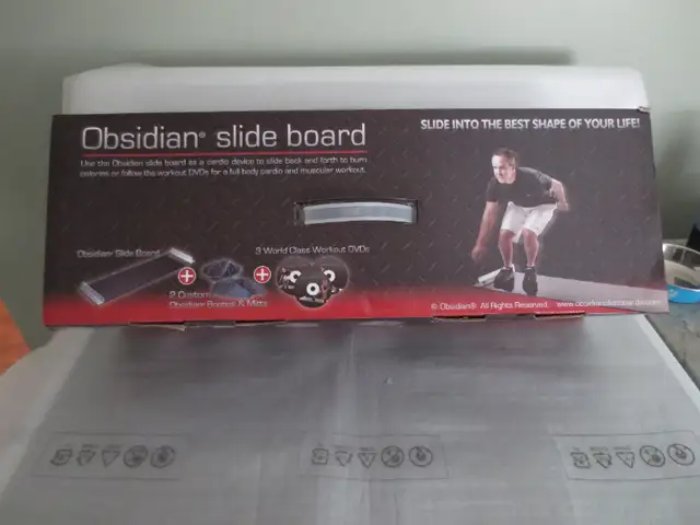 Obsidian Slide Board in Exercise Equipment in Winnipeg - Image 2