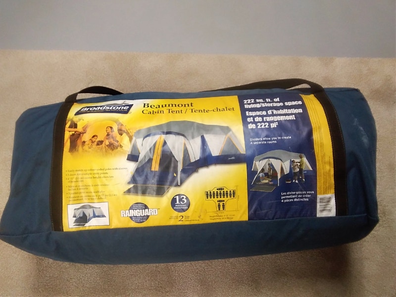 Broadstone Beaumont Cabin 13 person tent Fishing, Camping & Outdoors