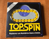 Jeu Vintage Top Spin de Binary Arts de 1989, Version Française