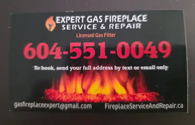 Gas Fireplace Service and Repair - Licensed Gas Fitter, View more