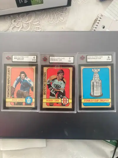 1972-73 OPC Hockey Set 15 Graded Cards, View more