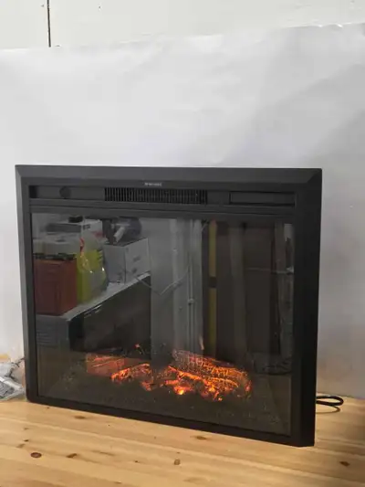 30'' Electric Fireplace Insert, Retro Recessed Fireplace Heater, View more