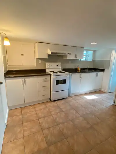2 Bedroom Basement Apartment  -  Pape Ave – Utilities Included