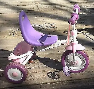 Vintage Radio Flyer Retro Style Red Wood Deck Kid Twist Scooter in Toys & Games in Oshawa / Durham Region - Image 4