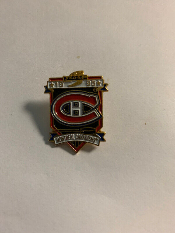 1995 Montreal Canadians Habs Lapel Pin Vintage Hockey 2.0X3.0 CM dans Art et objets de collection  à Longueuil/Rive Sud