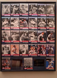 New York Yankees 26 world championship framed card set