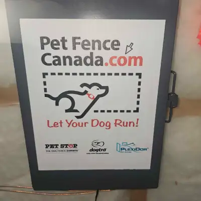 Pro Fence Ultra Tough electronic dog fence. Two reciever collars, QT pro transmitter, Steel system c...