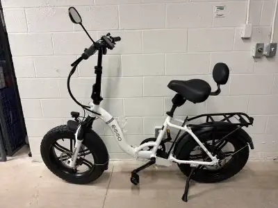 Fat tire, step through, folding e-bike, View more