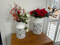 Pair of flower and multipurpose vase