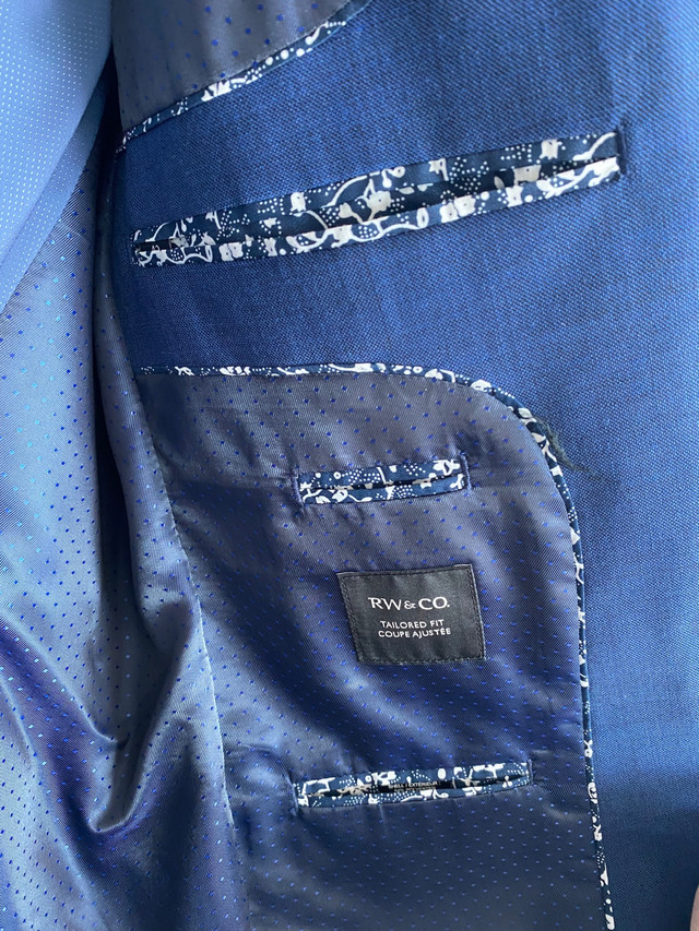 Men’s Suit - Blue Jacket & Pants RW&Co in Men's in City of Toronto - Image 4
