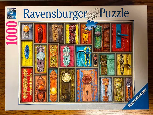 Ravensburger 19863-4 Antique Doorknobs Puzzle 1000pc63010223723907121