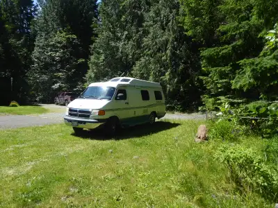 2001 Roadtrek on Dodge 3500 frame, 318 engine. Just under 124,000 km (76,700 miles). 3-way fridge, t...