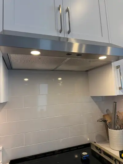 Stainless Steel Kitchen Hood Fan - Brand New, View more