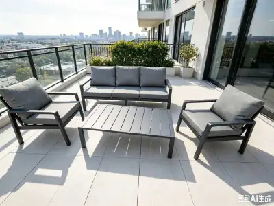 4-Piece Heavy Duty Steel , Outdoor Sofa Set, Outdoor Patio, View more