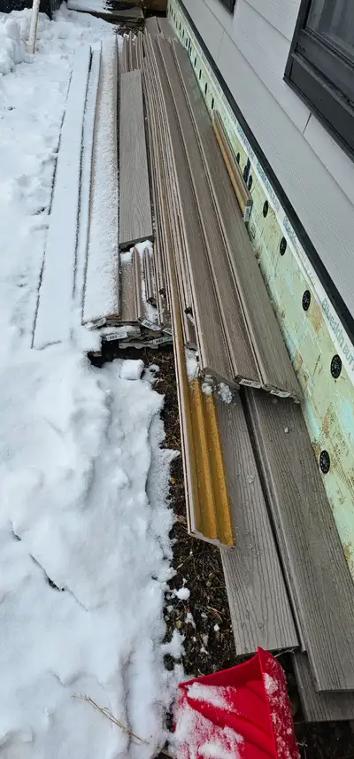 Get ready for your summer project with these surplus deck boards. There are -23 boards with the groo...