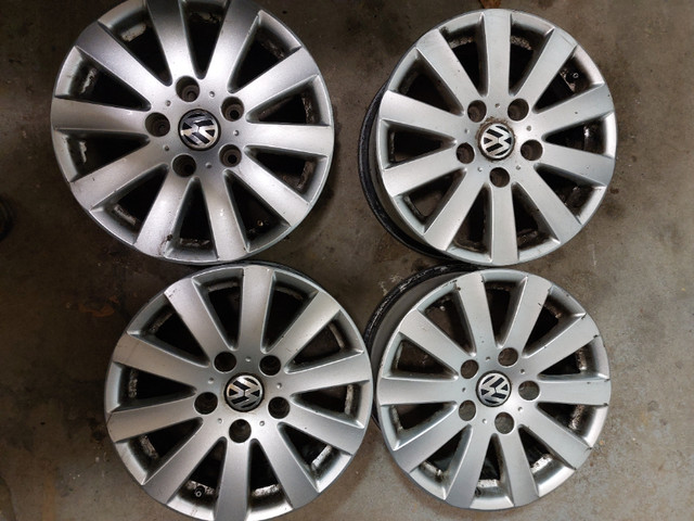 16 inch VW Tiguan tdi aluminum rims 5x130  (other rims for sale) in Tires & Rims in Kamloops