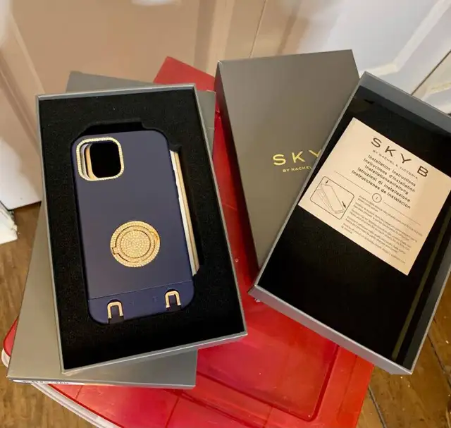 SKYB iPhone 12 Pro Max Phone Case with Cubic Zirconia Jewelry in Cell Phone Accessories in Burnaby/New Westminster - Image 7