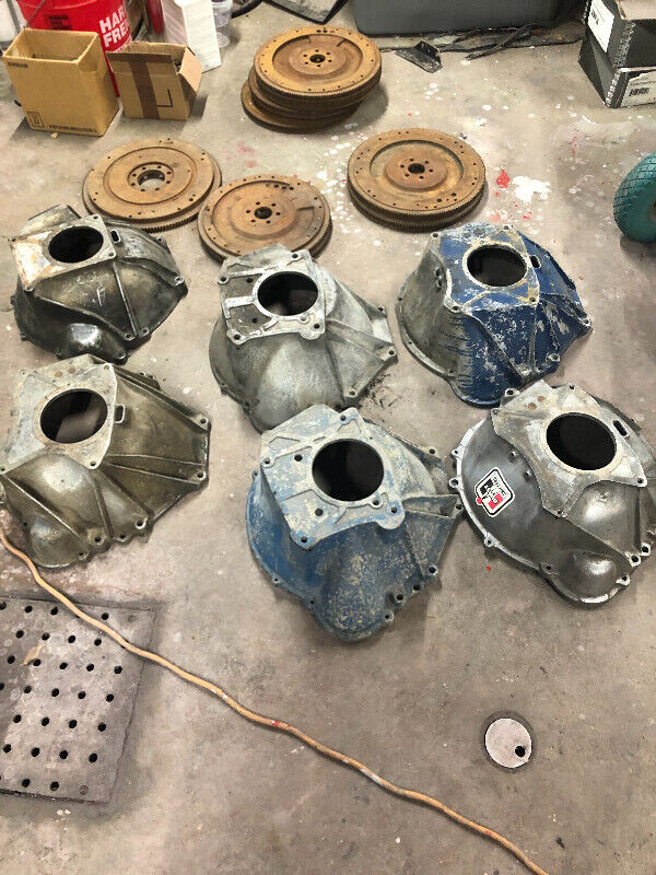 1965 1967 1968 Mustang Falcon 4 speed flywheel & bell housing | Engine