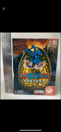 Mindware Dig It Up Big Egg Dragons Toy NEW