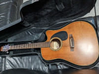 Takamine EF340SC GN Solid Cedar Top/Mahogany Japan made guitar.