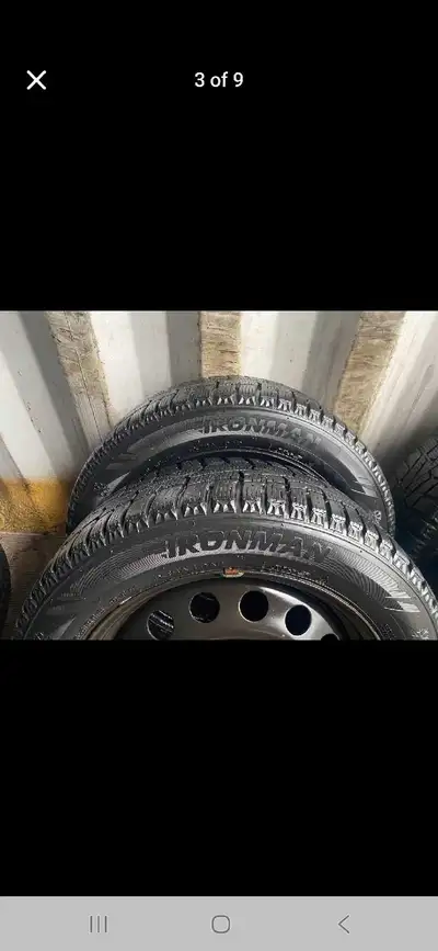 Set of 4 IRONMAN winter tires rims (205 55 16) pattern (5x105) 2018 CHEVROLET CRUZE Like new Dot 192...