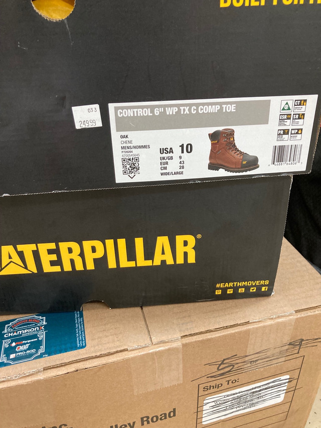 Caterpillar steel toed boots in Men's Shoes in Medicine Hat