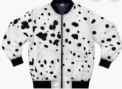 Dalmatian Men’s Sz. XL Custom Made Bomber and Fall-Winter Jacket, View more