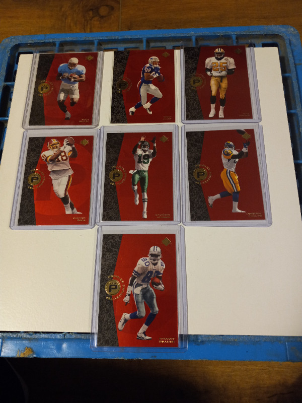 Football Cards UD SP Rookies Davis,George,Keyshawn,Glenn Lot 7NM in Arts & Collectibles in Trenton