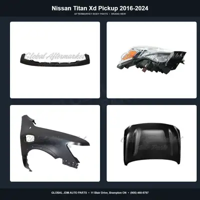 Nissan Titan Xd Pickup 2016-2024 Grille Bumper Mirror Hood, View more