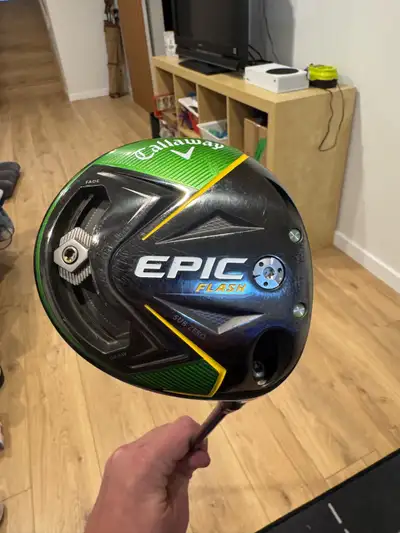 Callaway Epic Flash Sub zero driver with - Hzrdus green pvd sha, View more