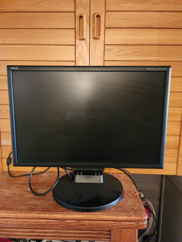 NEC LCD 22 Inch Widescreen CPU Monitor in Monitors in Edmonton