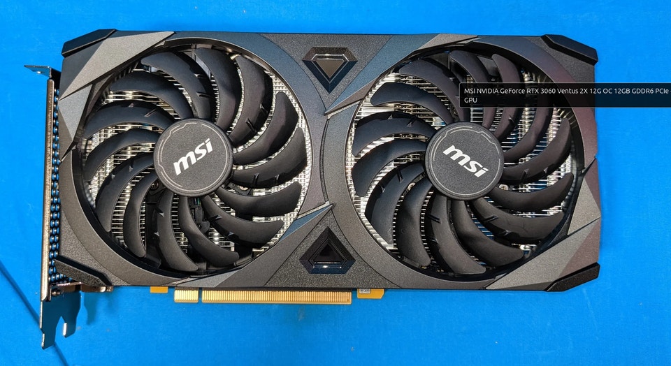 Geforce RTX 3060 12GB Gaming PC GPU Graphics Card | System Components ...
