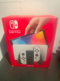 Brand new Nintendo Switch OLED, with screen protector