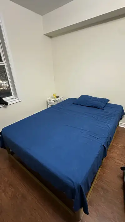 Queen Sized IKEA Mattress + Bedframe, View more