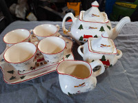 Christmas tea set 