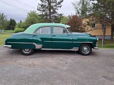 1952 Chevrolet deluxe Factory automatic car upgraded with 350 transmission paired with a 250 straigh...