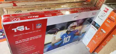 ON SALE! TCL 50'' GOOGLE TV HDR LED UHD 4K TV S-Class, View more